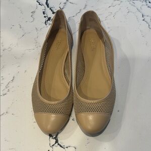 Michael Kors Tan Leather Flats